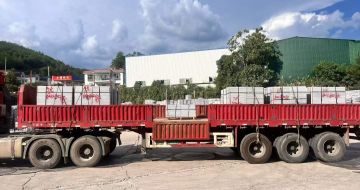 扬州 芝麻灰花岗岩地铺石出货日常