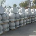 扬州 白麻花岗岩石材圆球，石球，挡车球，隔离球，景观石球，风水球等