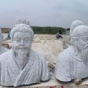 扬州 白麻花岗岩石材人物立体雕刻