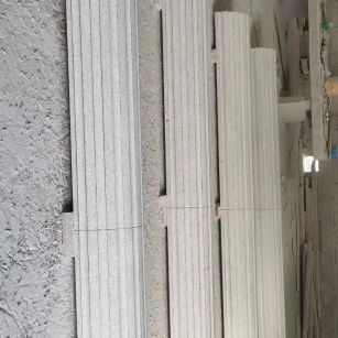 扬州 花岗岩厂家带你看白麻花岗岩门楼大柱柱皮