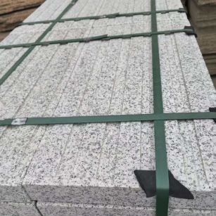 扬州 白麻花岗岩直行盲道石，盲条，地铺石