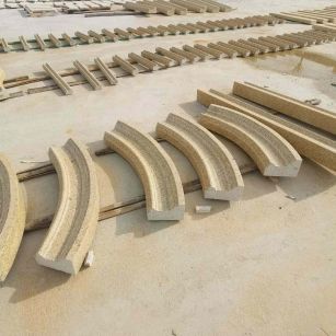 扬州 黄金麻花岗岩别墅线条