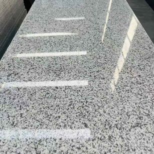 扬州 白麻花岗岩光面毛板