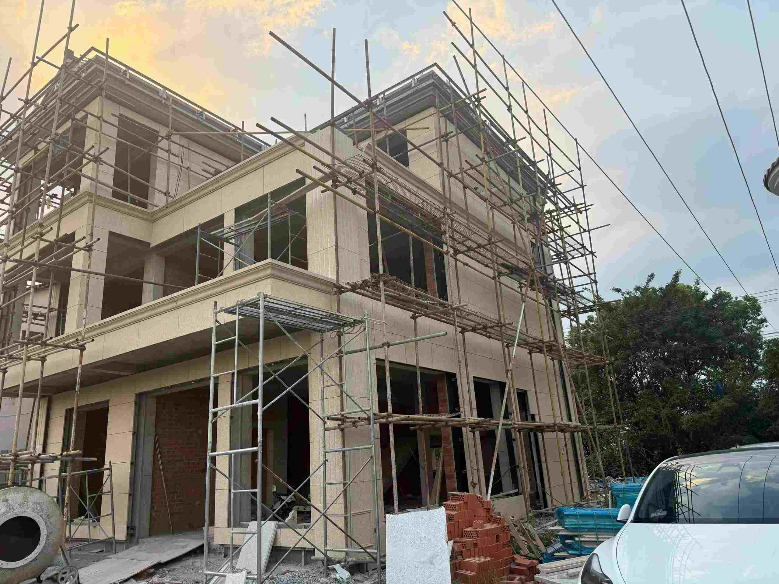 扬州 黄金麻荔枝面花岗岩外墙干挂