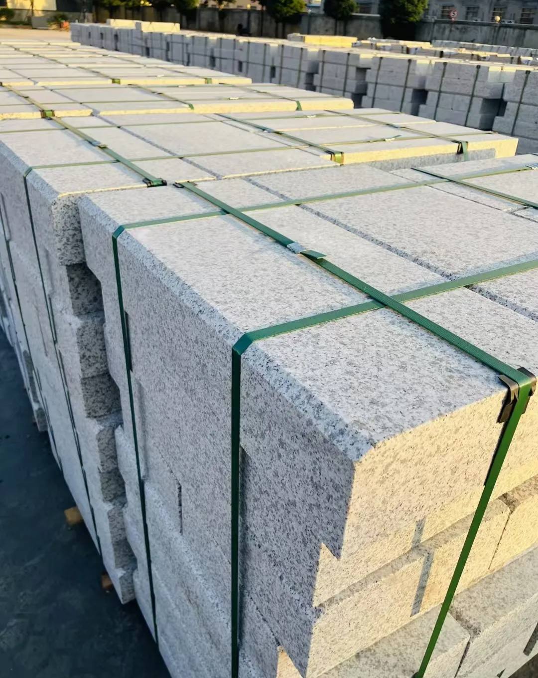 扬州 白麻花岗岩路沿石，马路牙子，路缘石，平石，立缘石等