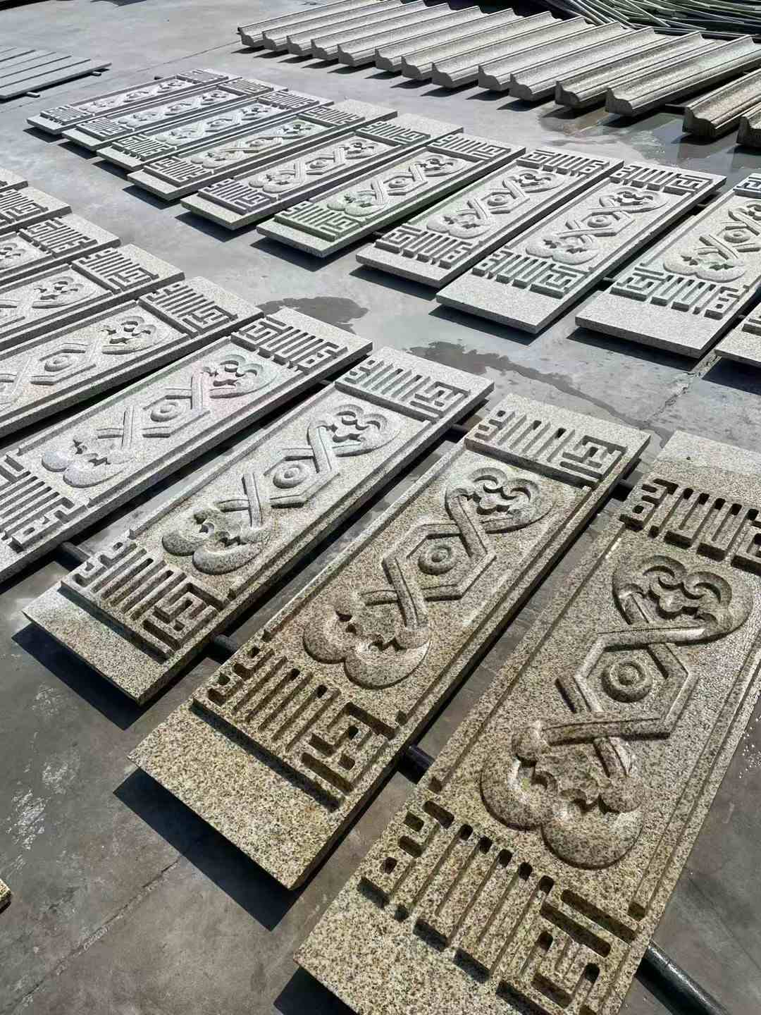 扬州 黄金麻花岗岩外墙雕刻板