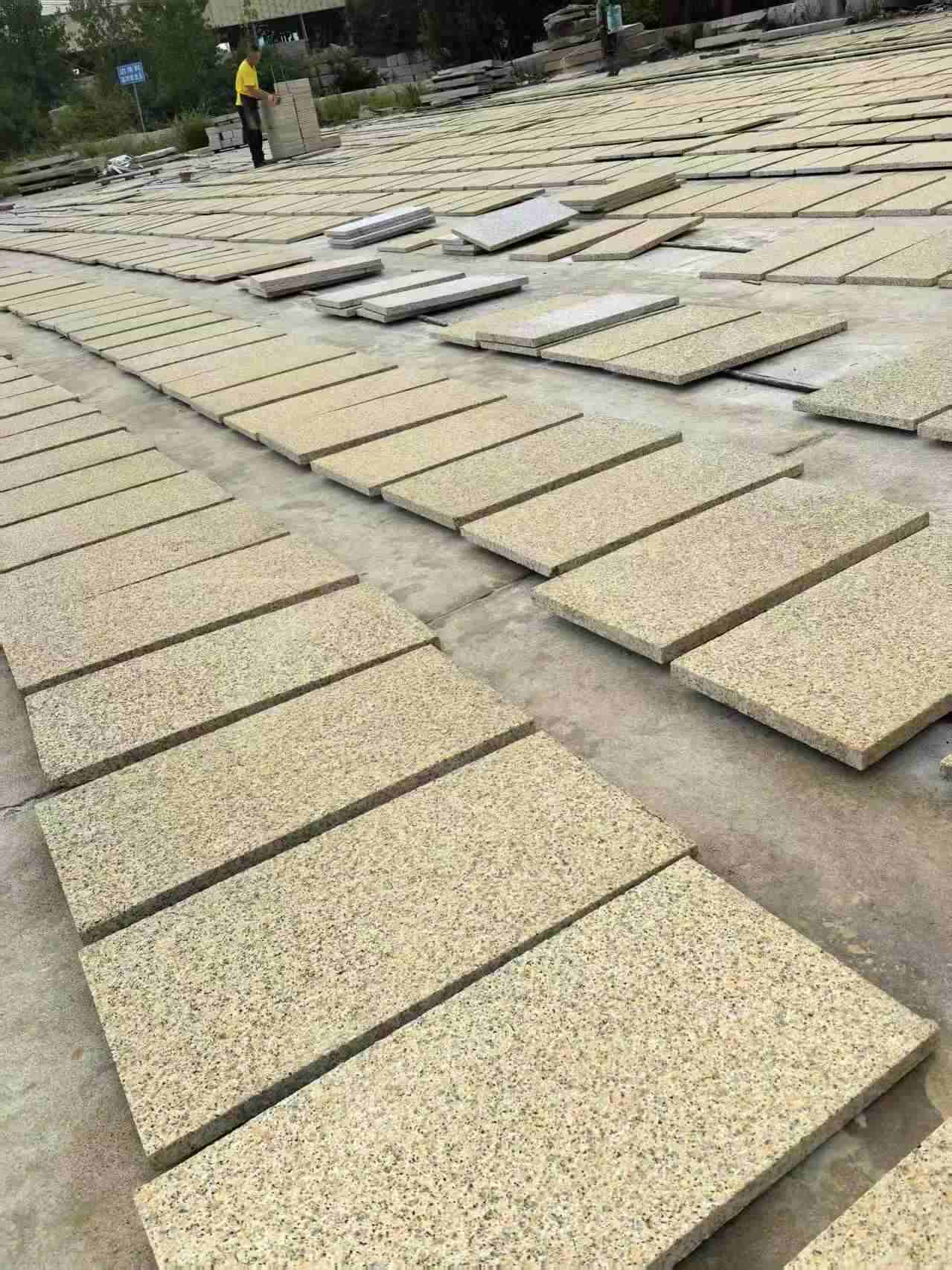 扬州 黄金麻荔枝地铺石面排板