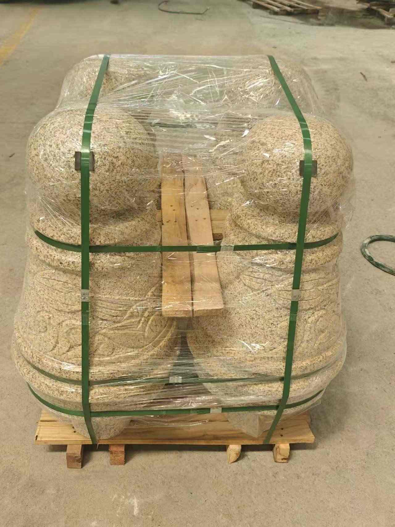 扬州 黄金麻异形定制雕花——棒棒糖挡车柱