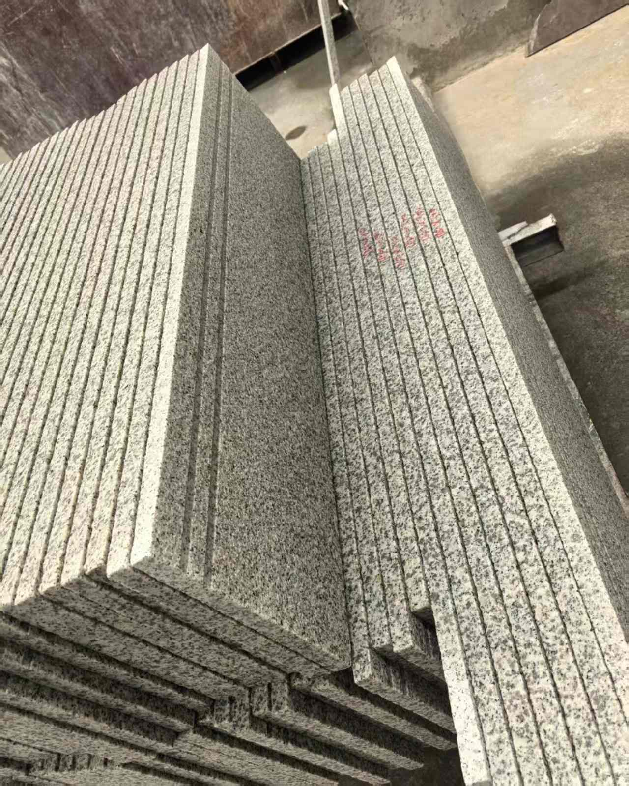 扬州 白麻荔枝面花岗岩楼梯踏步