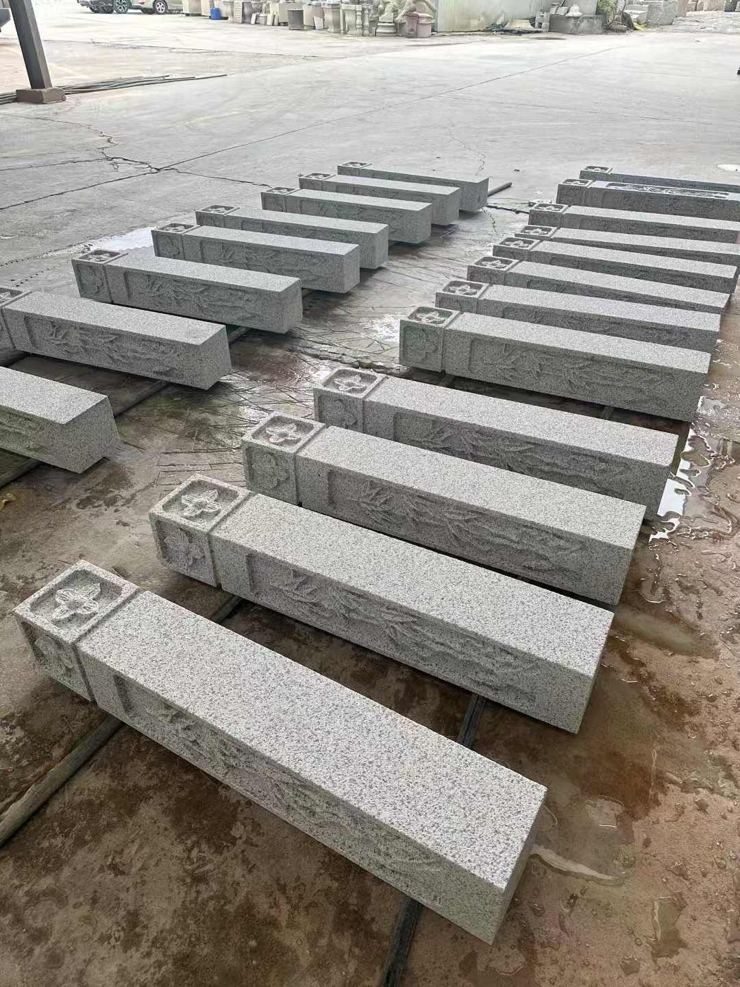 扬州 白麻方柱雕花防水